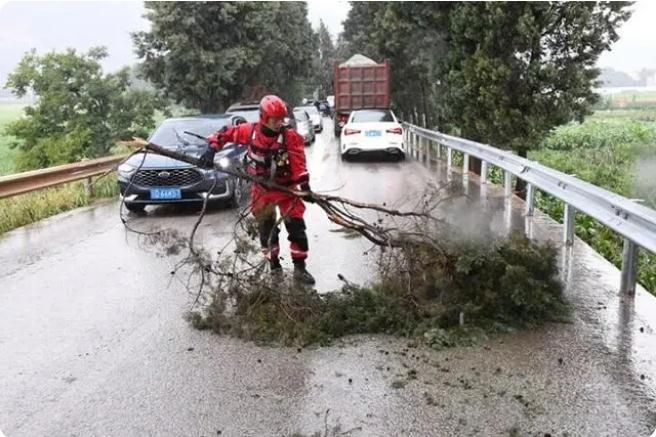 麒麟?yún)^(qū)遭暴雨突襲|部分道路積水嚴(yán)重，消防緊急排澇解憂